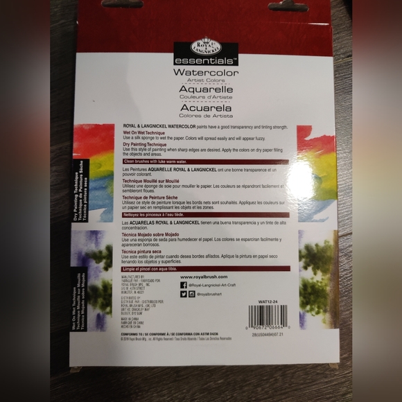 New Watercolour Paint Set and Brush - Picture 3 of 5